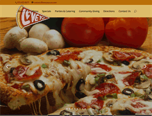 Tablet Screenshot of loveyspizza.com